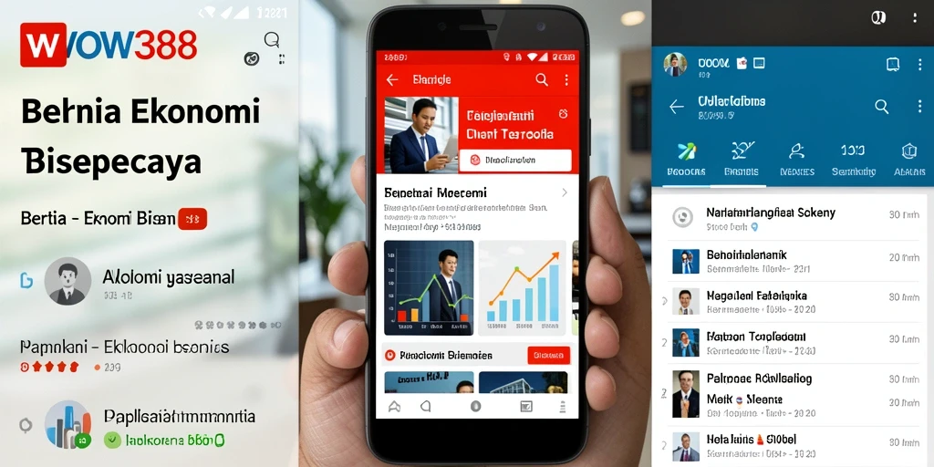 Tampilan antarmuka WOW388 yang menarik untuk berita Ekonomi Bisnis.
