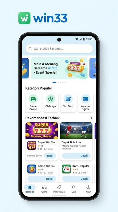 Aplikasi Populer & Kanal Uji di win33 | Temukan Favoritmu