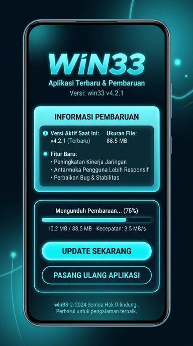 Riwayat Versi win33 untuk Pengguna Android
